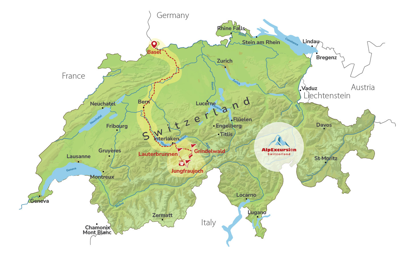 Jungfraujoch – Top of Europe Day Trip from Basel